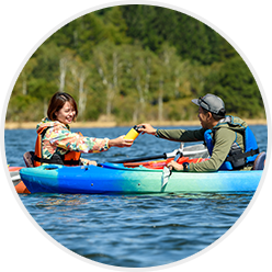 スマホを持って体験へ