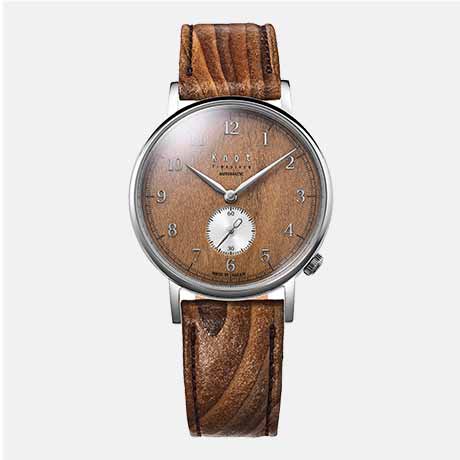 腕時計サンプル|WOOD DIAL Collection×スキモレザー|オーダーウォッチチケットPAIR