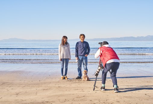 思い出になる写真撮影を贈る