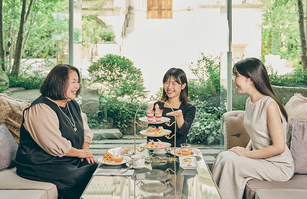 特別な空間で、ぜいたくなアフタヌーンティー