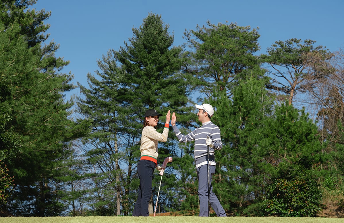 ゴルフ好きな夫に贈る、ぜいたくな空間と時間