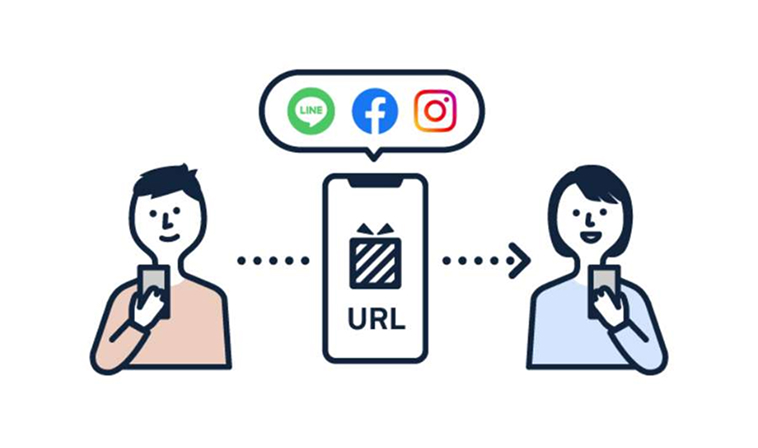 ソーシャルギフトで贈る