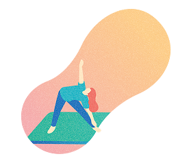ヨガイラスト